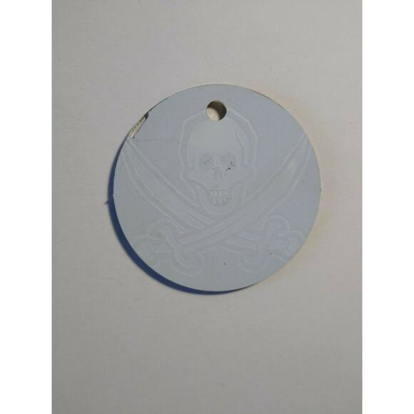 Pirates Of the Caribbean Pinball Game Keychain Original Skull & Crossbones - Picture 2 of 3